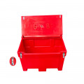 Bac à sable incendie/ à sel de déneigement 200L + grenouillères + cade...