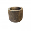 Cache pot en bois