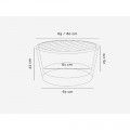 Pot de fleurs 2 en 1 BASSO WOOD