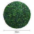 Boule de buis artificiel diamètre 50cm