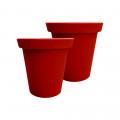 Pot de fleurs rond XXL Delight 200L - Lot de 2
