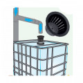 Filtre pour cuve de récupération d'eau de pluie IBC