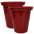 Pot de fleurs rond XXL Delight 760L-Lot de 2 - Plast'Up Rotomoulage