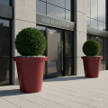 Pot de fleurs rond XXL Delight 760L-Lot de 2 - Plast'Up Rotomoulage