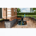 Cuve de stockage d'eau enterrée 3000l