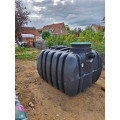 Cuve de stockage d'eau enterrée horinzontale 4000l