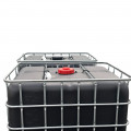 Cuve de stockage 1000L IBC poche rénovée grillage opaque noire-Bouchon...