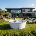 Piscine Hors-Sol 1900L Blanche - Plast'Up Rotomoulage