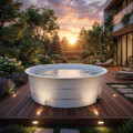 Piscine Hors-Sol 1900L Blanche - Plast'Up Rotomoulage